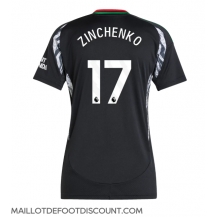 Maillot de football Réplique Arsenal Oleksandr Zinchenko #17 Extérieur Femme 2024-25 Manche Courte