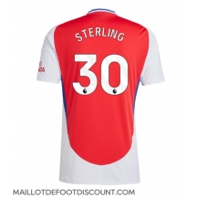 Maillot de football Réplique Arsenal Raheem Sterling #30 Domicile 2024-25 Manche Courte