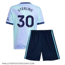 Maillot de football Réplique Arsenal Raheem Sterling #30 Troisième Enfant 2024-25 Manche Courte (+ Pantalon court)