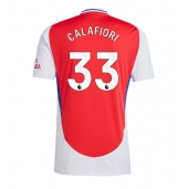 Maillot de football Réplique Arsenal Riccardo Calafiori #33 Domicile 2024-25 Manche Courte