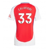 Maillot de football Réplique Arsenal Riccardo Calafiori #33 Domicile Femme 2024-25 Manche Courte