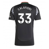 Maillot de football Réplique Arsenal Riccardo Calafiori #33 Extérieur 2024-25 Manche Courte