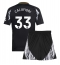 Maillot de football Réplique Arsenal Riccardo Calafiori #33 Extérieur Enfant 2024-25 Manche Courte (+ Pantalon court)