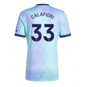 Maillot de football Réplique Arsenal Riccardo Calafiori #33 Troisième 2024-25 Manche Courte