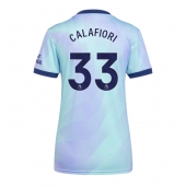 Maillot de football Réplique Arsenal Riccardo Calafiori #33 Troisième Femme 2024-25 Manche Courte