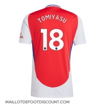 Maillot de football Réplique Arsenal Takehiro Tomiyasu #18 Domicile 2024-25 Manche Courte