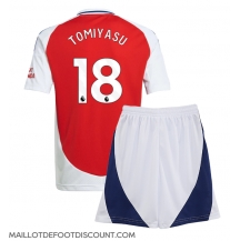 Maillot de football Réplique Arsenal Takehiro Tomiyasu #18 Domicile Enfant 2024-25 Manche Courte (+ Pantalon court)