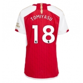 Maillot de football Réplique Arsenal Takehiro Tomiyasu #18 Domicile Femme 2023-24 Manche Courte