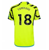 Maillot de football Réplique Arsenal Takehiro Tomiyasu #18 Extérieur 2023-24 Manche Courte