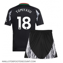 Maillot de football Réplique Arsenal Takehiro Tomiyasu #18 Extérieur Enfant 2024-25 Manche Courte (+ Pantalon court)