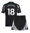 Maillot de football Réplique Arsenal Takehiro Tomiyasu #18 Extérieur Enfant 2024-25 Manche Courte (+ Pantalon court)