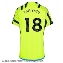 Maillot de football Réplique Arsenal Takehiro Tomiyasu #18 Extérieur Femme 2023-24 Manche Courte