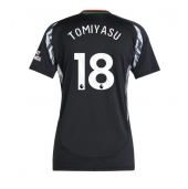 Maillot de football Réplique Arsenal Takehiro Tomiyasu #18 Extérieur Femme 2024-25 Manche Courte