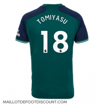 Maillot de football Réplique Arsenal Takehiro Tomiyasu #18 Troisième 2023-24 Manche Courte