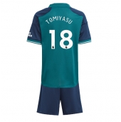 Maillot de football Réplique Arsenal Takehiro Tomiyasu #18 Troisième Enfant 2023-24 Manche Courte (+ Pantalon court)