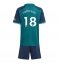 Maillot de football Réplique Arsenal Takehiro Tomiyasu #18 Troisième Enfant 2023-24 Manche Courte (+ Pantalon court)