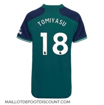 Maillot de football Réplique Arsenal Takehiro Tomiyasu #18 Troisième Femme 2023-24 Manche Courte