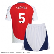 Maillot de football Réplique Arsenal Thomas Partey #5 Domicile Enfant 2024-25 Manche Courte (+ Pantalon court)