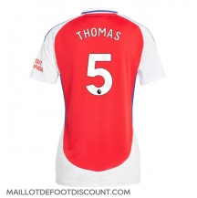 Maillot de football Réplique Arsenal Thomas Partey #5 Domicile Femme 2024-25 Manche Courte