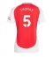 Maillot de football Réplique Arsenal Thomas Partey #5 Domicile Femme 2024-25 Manche Courte