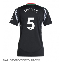 Maillot de football Réplique Arsenal Thomas Partey #5 Extérieur Femme 2024-25 Manche Courte