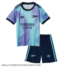 Maillot de football Réplique Arsenal Troisième Enfant 2024-25 Manche Courte (+ Pantalon court)