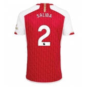 Maillot de football Réplique Arsenal William Saliba #2 Domicile 2023-24 Manche Courte