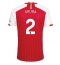 Maillot de football Réplique Arsenal William Saliba #2 Domicile 2023-24 Manche Courte