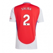 Maillot de football Réplique Arsenal William Saliba #2 Domicile 2024-25 Manche Courte