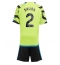 Maillot de football Réplique Arsenal William Saliba #2 Extérieur Enfant 2023-24 Manche Courte (+ Pantalon court)