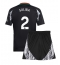 Maillot de football Réplique Arsenal William Saliba #2 Extérieur Enfant 2024-25 Manche Courte (+ Pantalon court)