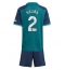 Maillot de football Réplique Arsenal William Saliba #2 Troisième Enfant 2023-24 Manche Courte (+ Pantalon court)