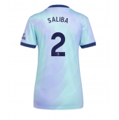 Maillot de football Réplique Arsenal William Saliba #2 Troisième Femme 2024-25 Manche Courte