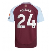 Maillot de football Réplique Aston Villa Amadou Onana #24 Domicile 2024-25 Manche Courte