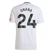 Maillot de football Réplique Aston Villa Amadou Onana #24 Extérieur 2024-25 Manche Courte