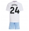 Maillot de football Réplique Aston Villa Amadou Onana #24 Extérieur Enfant 2024-25 Manche Courte (+ Pantalon court)