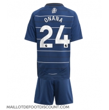 Maillot de football Réplique Aston Villa Amadou Onana #24 Troisième Enfant 2024-25 Manche Courte (+ Pantalon court)