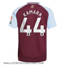 Maillot de football Réplique Aston Villa Boubacar Kamara #44 Domicile 2024-25 Manche Courte