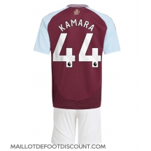 Maillot de football Réplique Aston Villa Boubacar Kamara #44 Domicile Enfant 2024-25 Manche Courte (+ Pantalon court)