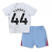 Maillot de football Réplique Aston Villa Boubacar Kamara #44 Extérieur Enfant 2023-24 Manche Courte (+ Pantalon court)