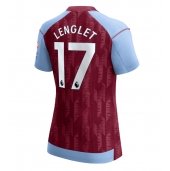 Maillot de football Réplique Aston Villa Clement Lenglet #17 Domicile Femme 2023-24 Manche Courte