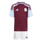 Maillot de football Réplique Aston Villa Domicile Enfant 2024-25 Manche Courte (+ Pantalon court)