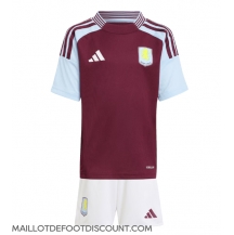 Maillot de football Réplique Aston Villa Domicile Enfant 2024-25 Manche Courte (+ Pantalon court)