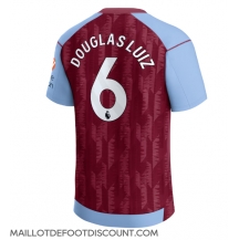 Maillot de football Réplique Aston Villa Douglas Luiz #6 Domicile 2023-24 Manche Courte