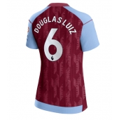 Maillot de football Réplique Aston Villa Douglas Luiz #6 Domicile Femme 2023-24 Manche Courte