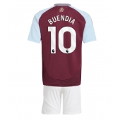 Maillot de football Réplique Aston Villa Emiliano Buendia #10 Domicile Enfant 2024-25 Manche Courte (+ Pantalon court)