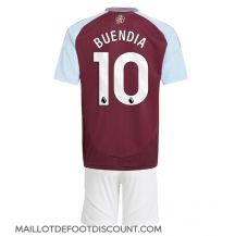 Maillot de football Réplique Aston Villa Emiliano Buendia #10 Domicile Enfant 2024-25 Manche Courte (+ Pantalon court)