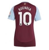 Maillot de football Réplique Aston Villa Emiliano Buendia #10 Domicile Femme 2024-25 Manche Courte