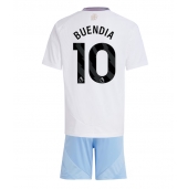 Maillot de football Réplique Aston Villa Emiliano Buendia #10 Extérieur Enfant 2024-25 Manche Courte (+ Pantalon court)