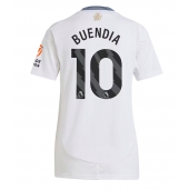 Maillot de football Réplique Aston Villa Emiliano Buendia #10 Extérieur Femme 2024-25 Manche Courte